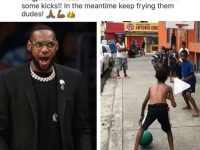 Cuando A Nadie En Republica Dominicana Le Importo Un Cojon ... Lebron James Se Preocupa Por Niño Dominicano Jugando Descalzo ... VERGUENZA AJENA.!!!