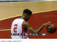 Liga Nacional De Baloncesto ... En El Eleoncio Mercedes En LA ROMANA ... Cañeros Triunfan Sobre Reales De LA VEGA.!!!