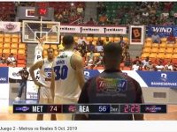 En Un Tabloncillo Apto Para un Partido De Baloncesto ... METROS Demuestran Superioridad Ante REALES.!!!