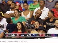 Metros Le Usurpan Primer Partido A Los Indios ... En San Francisco De Macoris .. Serie Final LNB ... La Fanaticada Respalda.!!!