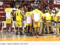 Metros Le Usurpan Primer Partido A Indios ... En San Francisco De Macoris ... Serie Final LNB 2019 ... Galeria De Fotos.!!!