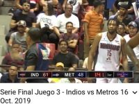 Indios Derrotan Metros En San Francisco De Macoris .. Colocan 2 - 1 A Su Favor ... Serie Final LNB 2019 ... Galeria De Fotos.!!!