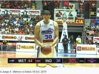En La Gran Arena Del Cibao ... METROS Igualan Serie Final 2 - 2 ... Colocan INDIOS En Una Situacion Precaria.!!!
