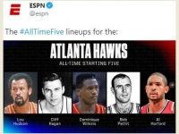 ALFRED JOEL HORFORD REYNOSO .. ESPN Expertos Del Baloncesto Lo Escogen ... En Los Mejores 5 En La Historia De La Franquicia ATLANTA HAWKS.!!!