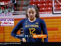 ESMERY ' La Niña Maravilla De Hato Mayor' Martinez .. Y Su Univ. West Virginia ... Pierden Partido Que Se Debio Ganar.!!!