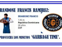 BRANDONE FRANCIS RAMIREZ ... Se Aprovecha De Los Minutos "GARBAGE TIME."?