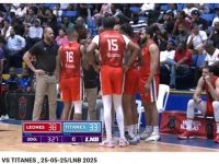 Liga Nacional De Baloncesto ... Leones De Santo Domingo ...Pisotean A Los Titanes Del Sur ... En El Club Mauricio Baez.!!!