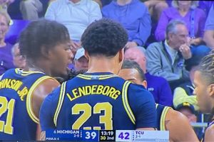 El Es Hijo De La Republica Dominicana .. Su Nombre Es YAXEL LENDEBORG .. Brillante En Triunfo De Su Universidad Michigan.!!!