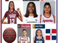 Baloncesto Femenino NCAA ... 1ra Division ... Jugadoras De La Republica Dominicana .. Estatura Y Portento.!!!
