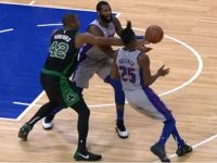 ALFRED JOEL Y BOSTON CELTICS ... Dan Catedras De Baloncesto En Detroit.!!!